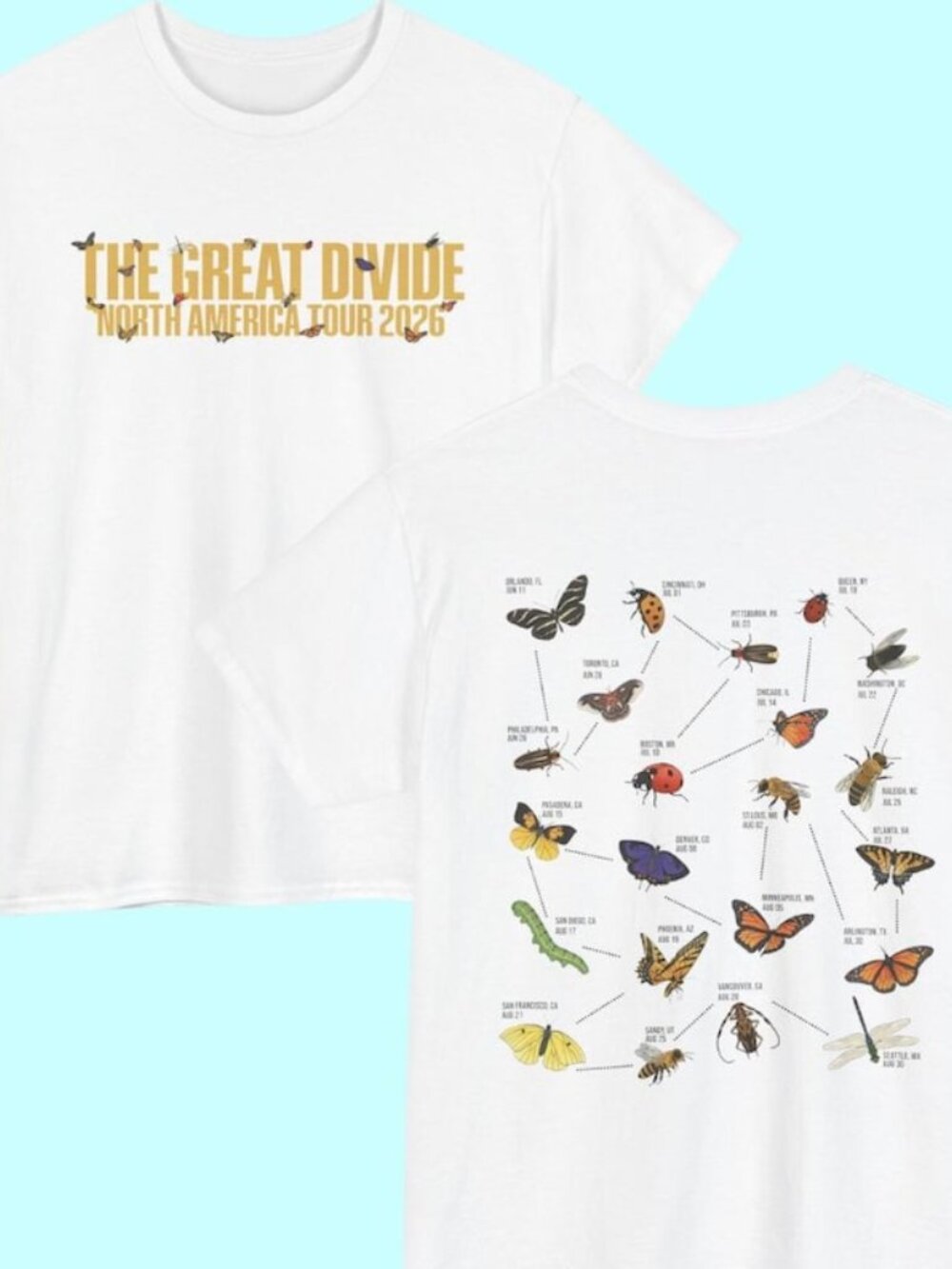 NK T-shirt 2026, Great Divide Tour 2026 Shirt, Porch Light Shirt, Last of Th 209